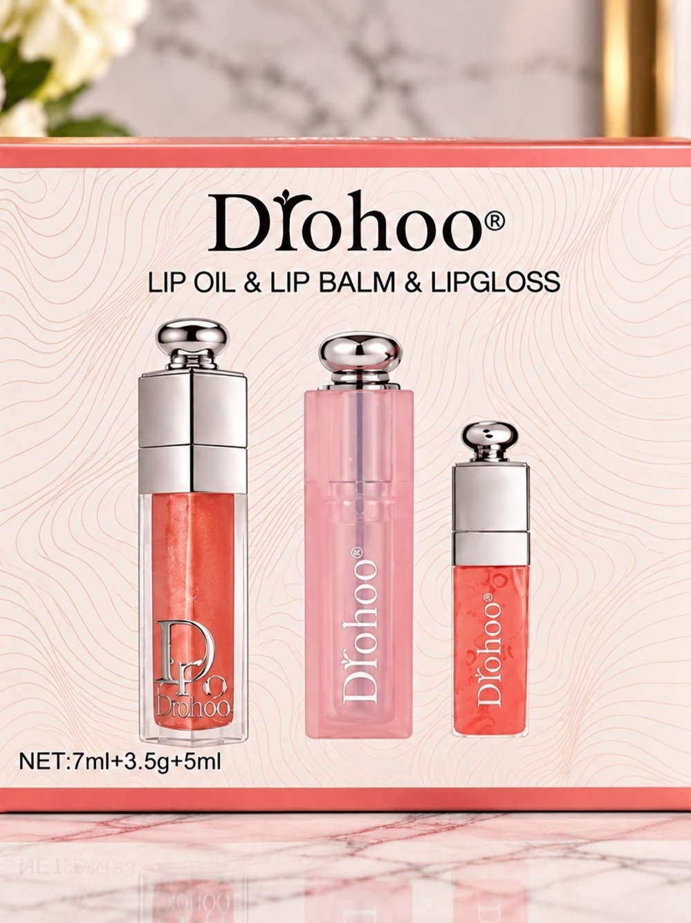 Lip Trio Set - Lip Oil, Balm & Gloss